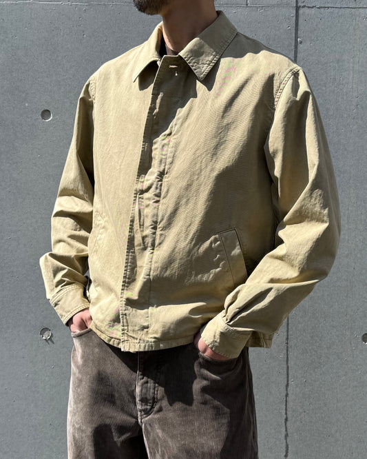 AURALEE / GARMENT-DYED FINX LIGHT CHINO BLOUSON / BEIGE / A26SB01LF