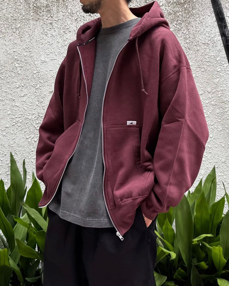 DESCENDANT / PX ZIP HOODY / BURGUNDY / 262ATDS-CSM08