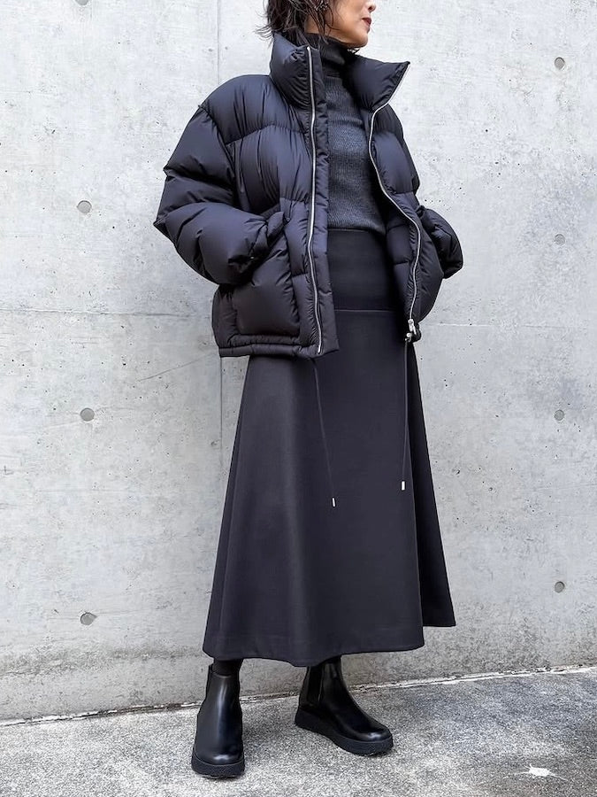 AURALEE / SUPER LIGHT NYLON RIPSTOP DOWN BLOUSON / BLACK