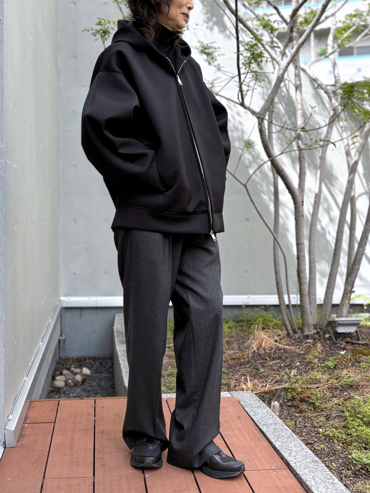 CLANE / CONSTRUCTIVE BONDING HOODIE / BLACK /  19104-0502