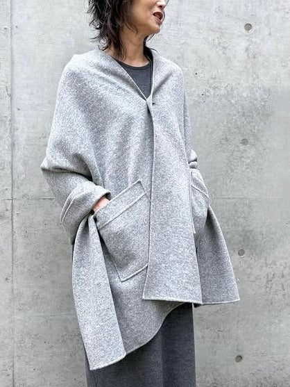 GALERIE VIE / ウールジャージーリバー ウェアラブルストール / L.GRAY / 23075407114