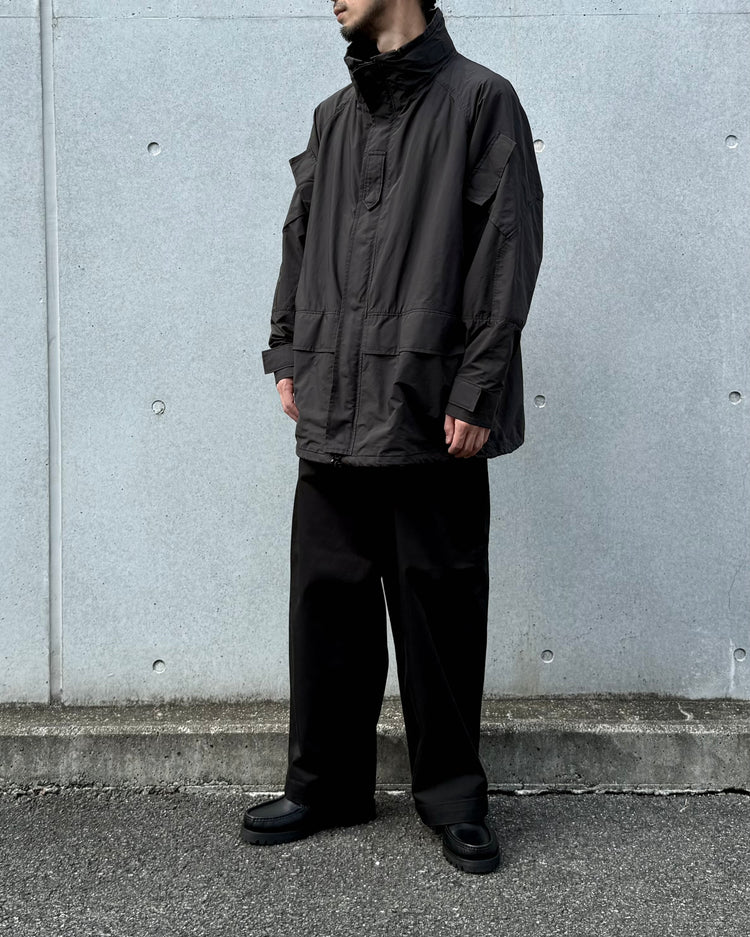 PORTER CLASSIC / WEATHER MILITARY JACKET / LINER NYLON ZU CONNECTION / BLACK / PC-026-2988