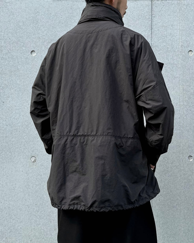 PORTER CLASSIC / WEATHER MILITARY JACKET / LINER NYLON ZU CONNECTION / BLACK / PC-026-2988