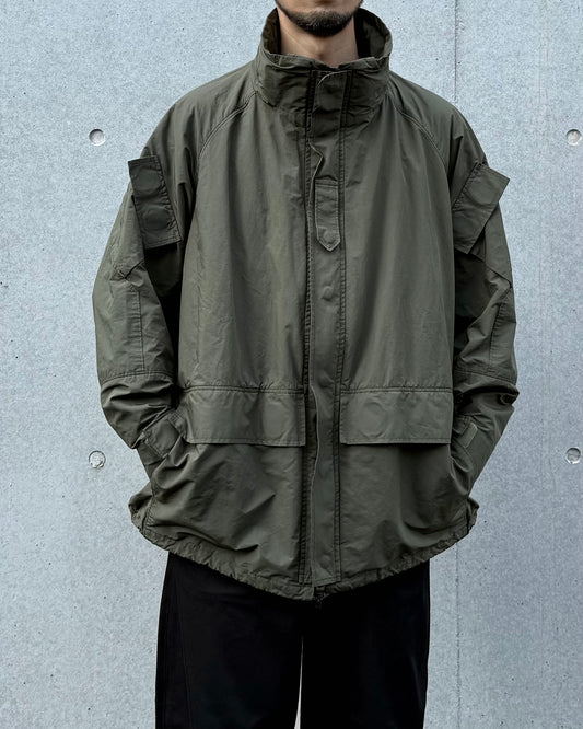 PORTER CLASSIC / WEATHER MILITARY JACKET / LINER NYLON ZU CONNECTION / OLIVE / PC-026-2988
