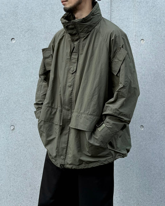 PORTER CLASSIC / WEATHER MILITARY JACKET / LINER NYLON ZU CONNECTION / OLIVE / PC-026-2988
