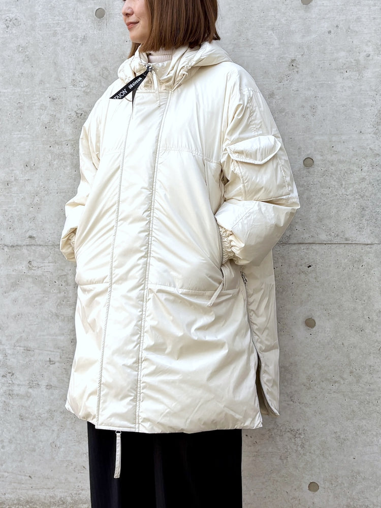 08sircus / 08sircus × TAION Down monster parka / ivory / S26AW-OT01