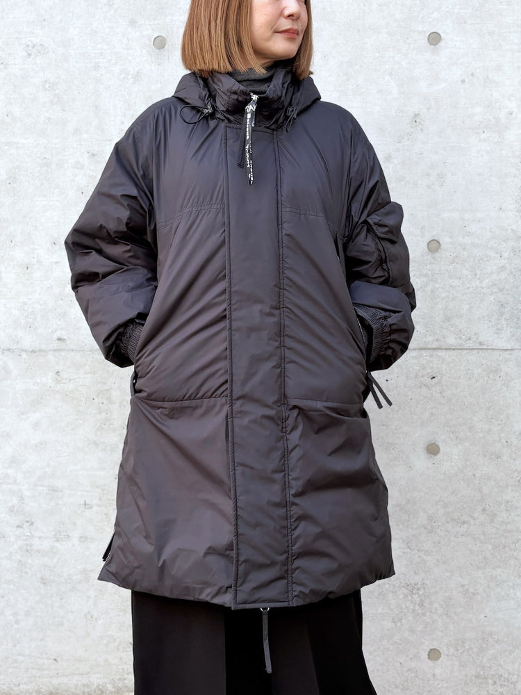 08sircus / 08sircus × TAION Down monster parka / black / S26AW-OT01