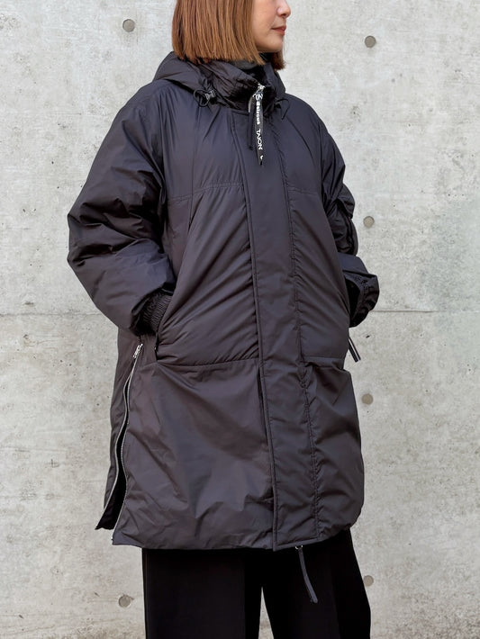 08sircus / 08sircus × TAION Down monster parka / black / S26AW-OT01