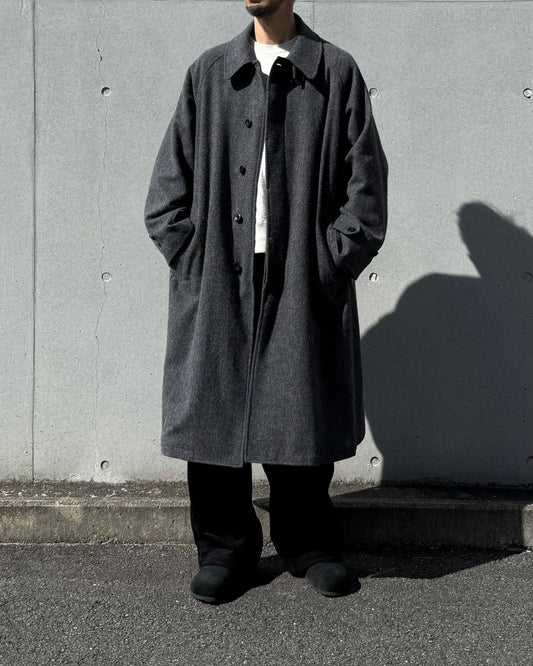 POLYPLOID  /  LONG COAT C / CHARCOAL / C-1-001-045