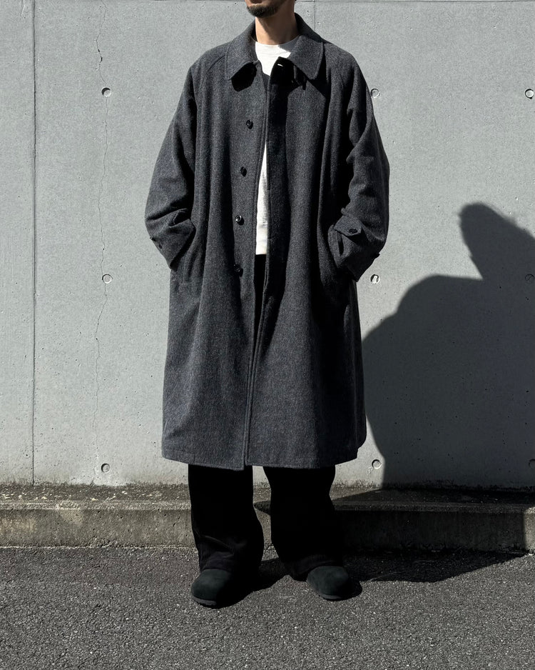 POLYPLOID  /  LONG COAT C / CHARCOAL / C-1-001-045