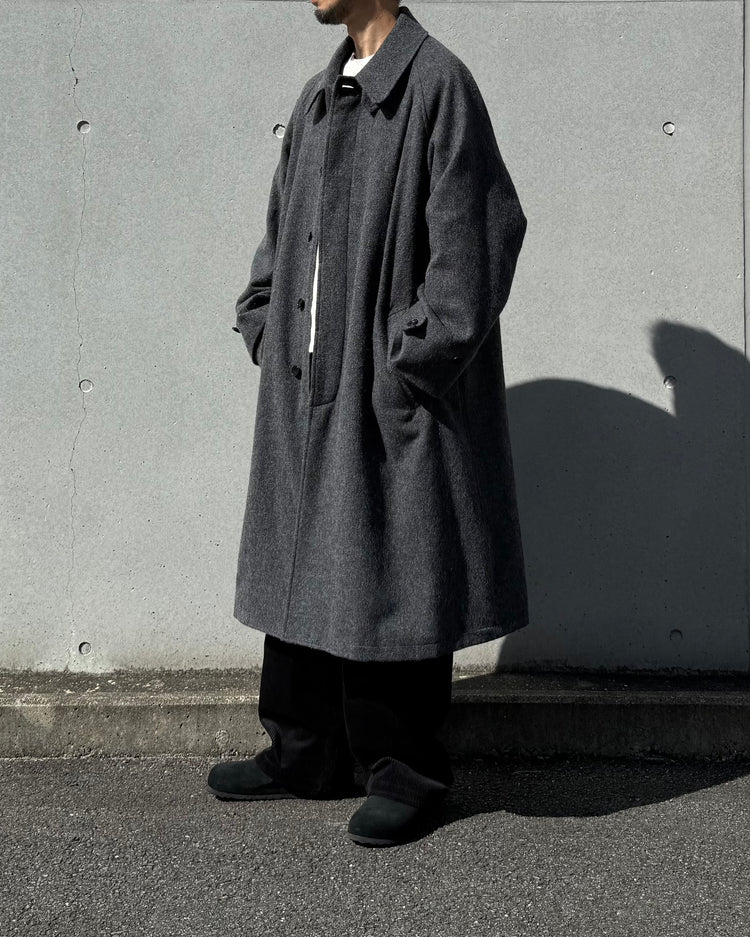 POLYPLOID  /  LONG COAT C / CHARCOAL / C-1-001-045