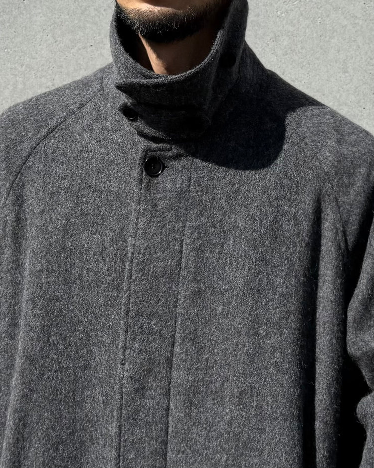 POLYPLOID  /  LONG COAT C / CHARCOAL / C-1-001-045