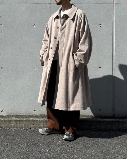 POLYPLOID  /  LONG COAT C / BEIGE / C-1-001-045