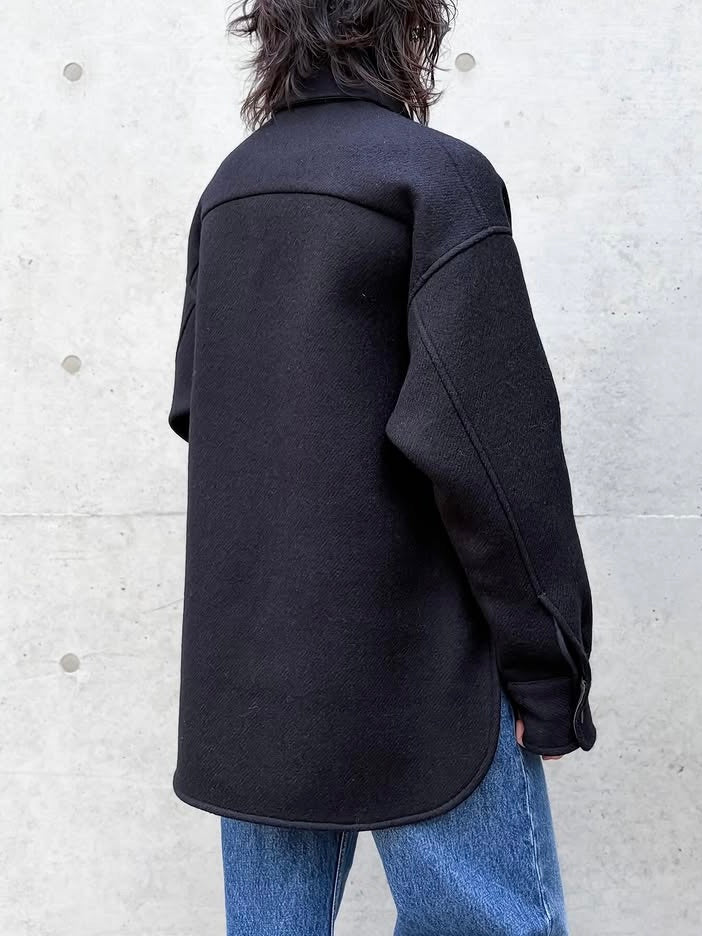 MADISONBLUE / CPO JK WOOL / NAVY / MB254-1011