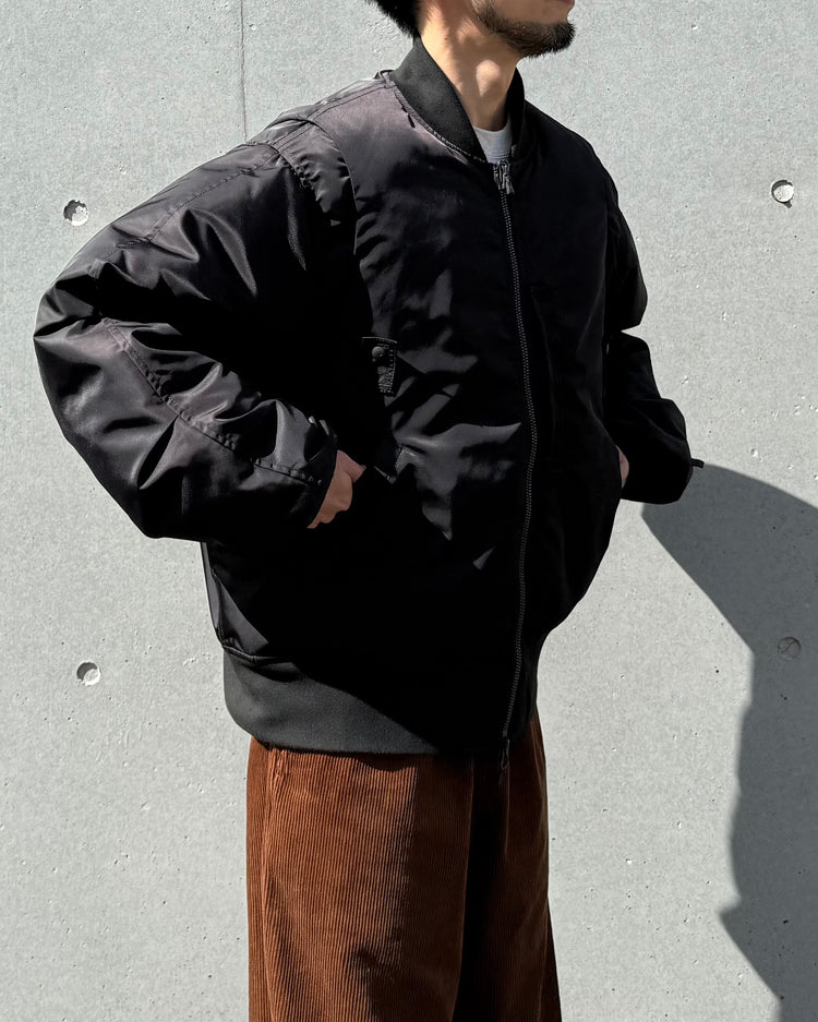 DAIWA PIER39 / TECH 2WAY MA-1 DOWN JACKET / BLACK / BW40025W