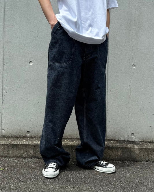 New Manual / USN DENIM TROUSERS ONE-WASHED / D.INDIGO / 2026SSJK-PT4-YT