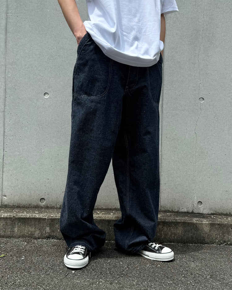 New Manual / USN DENIM TROUSERS ONE-WASHED / D.INDIGO / 2026SSJK-PT4-YT
