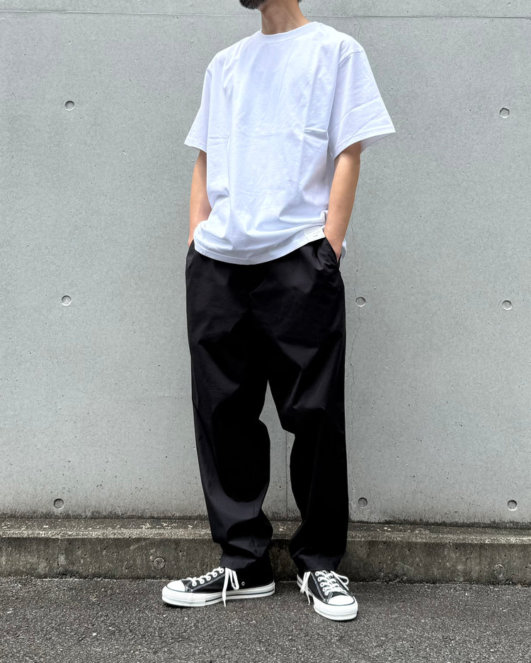 New Manual / CHINO TAPERED TROUSERS / BLACK / 2026SSJK-PT3-YT