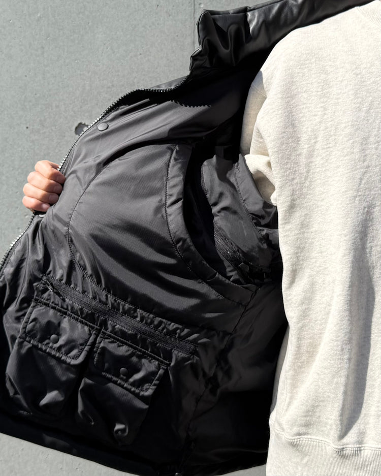 DAIWA PIER39 / TECH 2WAY SYNTHETIC SKIN DOWN JACKET / BLACK / BJ-41025W