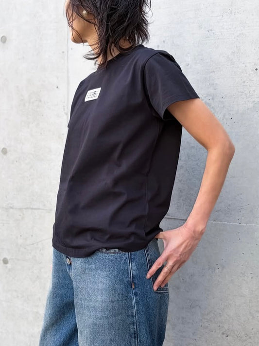 MM⑥  Maison Margiela / Numericコットン Tシャツ / BLACK / S52GC0327M20170