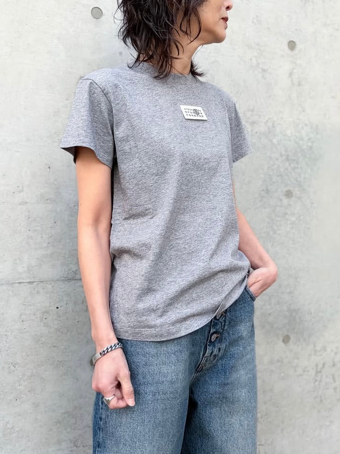 MM⑥  Maison Margiela / Numericコットン Tシャツ / GRAY / S52GC0327M20170