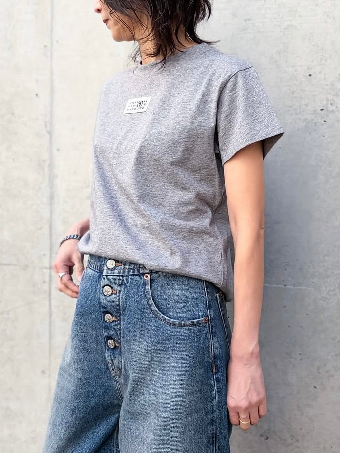 MM⑥  Maison Margiela / Numericコットン Tシャツ / GRAY / S52GC0327M20170