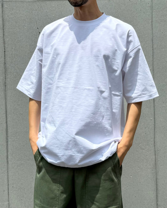 DAIWA PIER39 / TECH DRAWSTRING TEE S/S / WHITE / BE-32026W