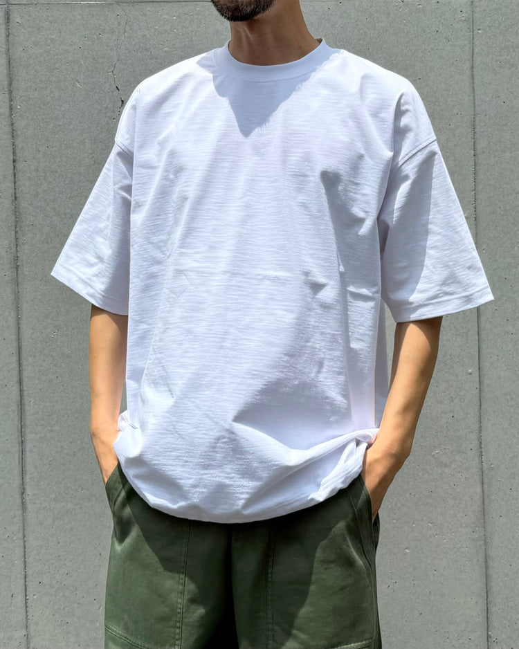 DAIWA PIER39 / TECH DRAWSTRING TEE S/S / WHITE / BE-32026W