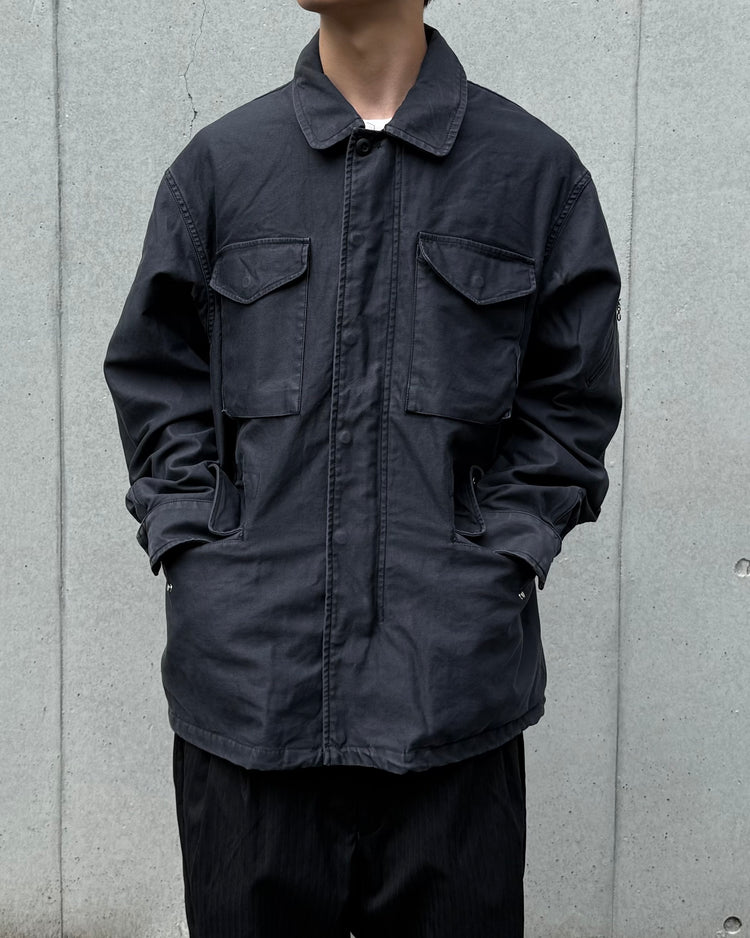 nonnative / TROOPER JACKET COTTON BACK SATIN VW WITH WINDSTOPPER® / BLACK / NN-J4906