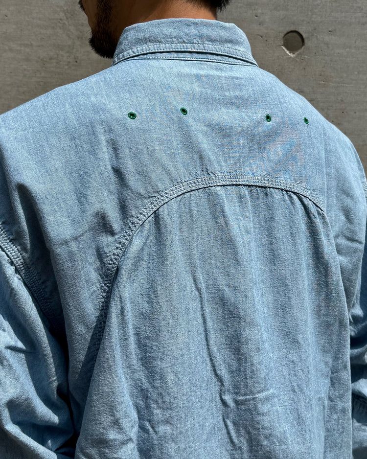MASSES / CHAMBRAY WORK SHIRT / INDIGO