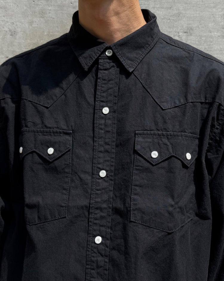 MASSES / WESTERN SHIRT CH / BLACK