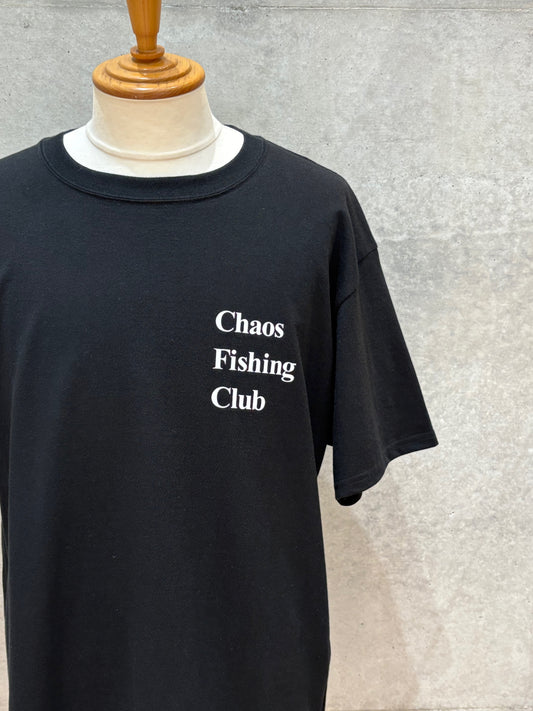 Chaos Fishing Club / LOGO T-SHIRT / BLACK / CFC-25SS-TEE01