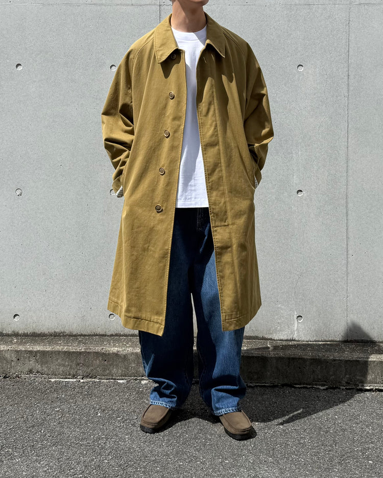 nanamica / Cotton CORDURA WINDSTOPPER Balmacaan Coat / Khaki / S26FB041