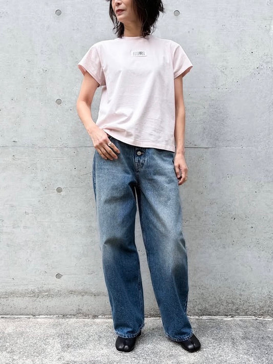 MM⑥  Maison Margiela / Numericコットン Tシャツ / Pink / S52GC0326M20170