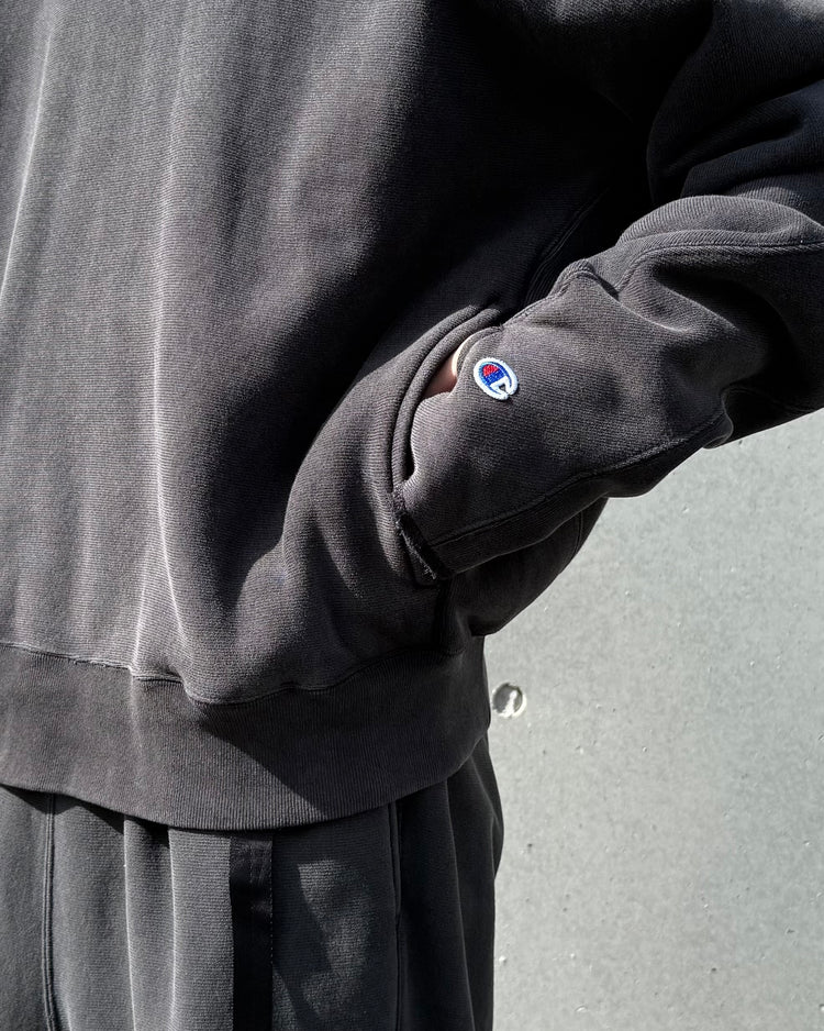 N.hoolywood / CREWNECK SWEATSHIRT / CHARCOAL / C8-C042