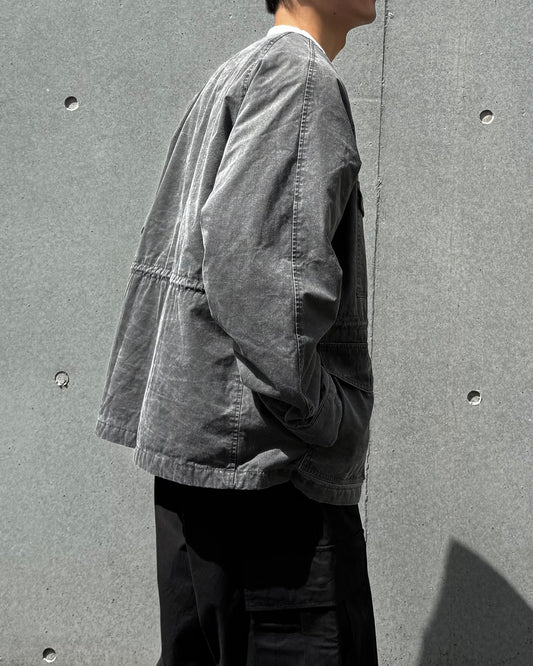 nanamica / Cotton CORDURA Insulation Collarless Jacket / Gray / S26FA050