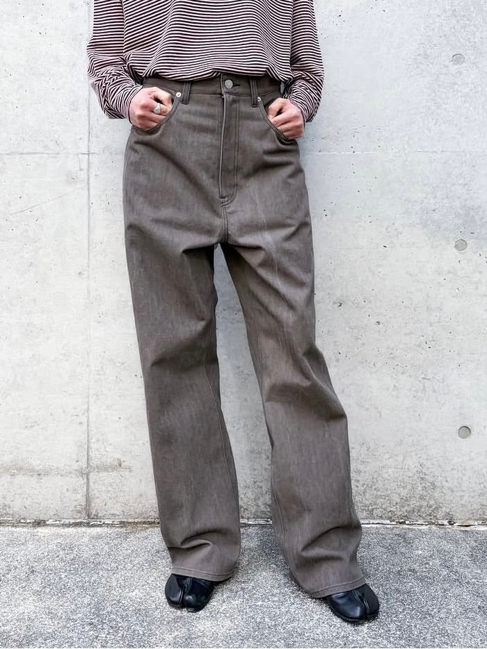 BLAMINK / RESORT コットン５ポケットパンツ / DK.BROWN / 7914-200-0014