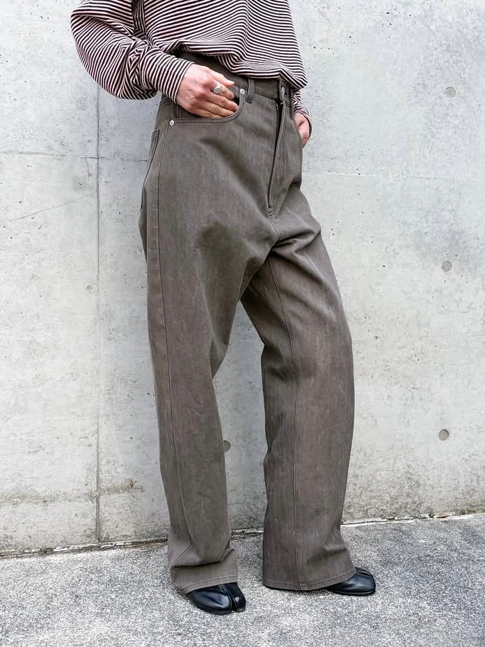 BLAMINK / RESORT コットン５ポケットパンツ / DK.BROWN / 7914-200-0014