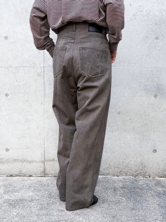 BLAMINK / RESORT コットン５ポケットパンツ / DK.BROWN / 7914-200-0014