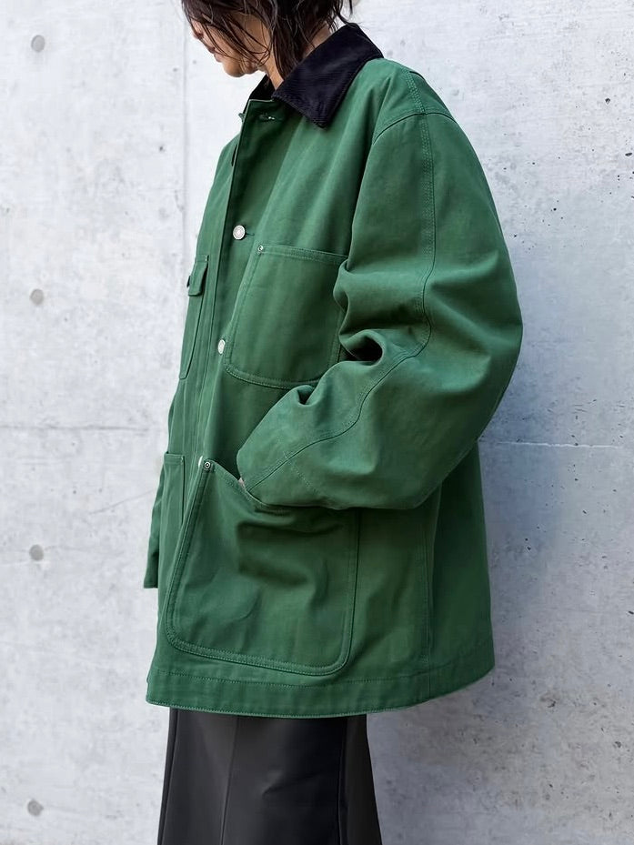 BLAMINK / RESORT コットンカバーオール / DK.GREEN / 7925-200-0015