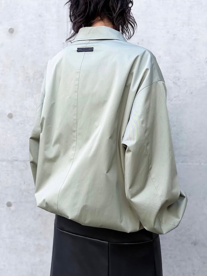 BLAMINK / RESORT コットンジップブルゾン / OLIVE / 7925-200-0014