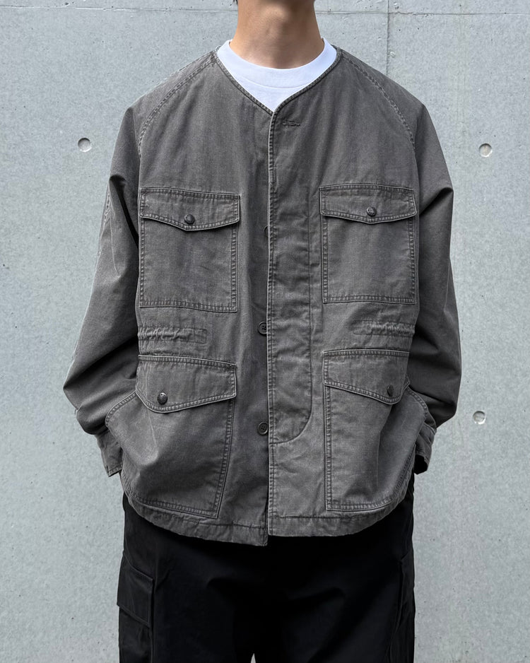 nanamica / Cotton CORDURA Insulation Collarless Jacket / Fade Brown / S26FA050