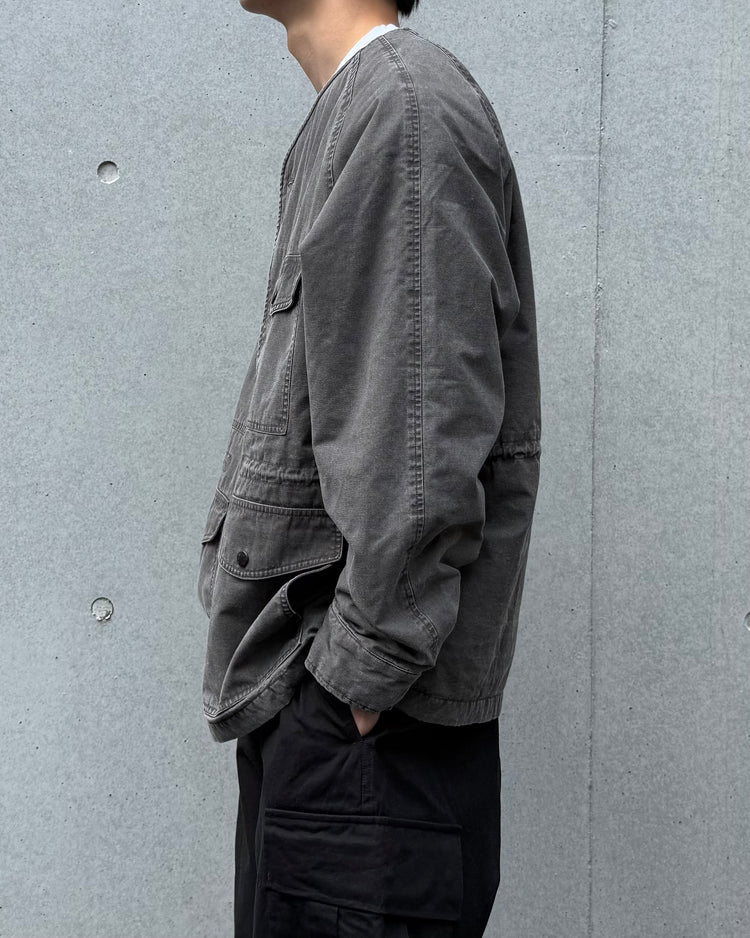 nanamica / Cotton CORDURA Insulation Collarless Jacket / Fade Brown / S26FA050