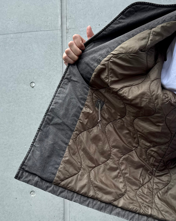 nanamica / Cotton CORDURA Insulation Collarless Jacket / Fade Brown / S26FA050