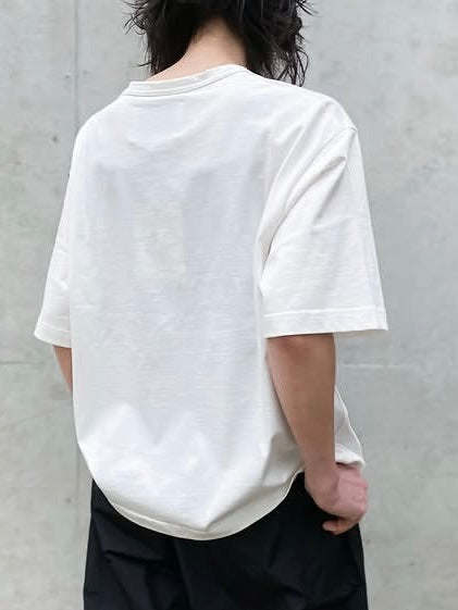 STUDIO NICHOLSON / SHORT SLEEVE T-SHIRT  / OPTIC WHITE