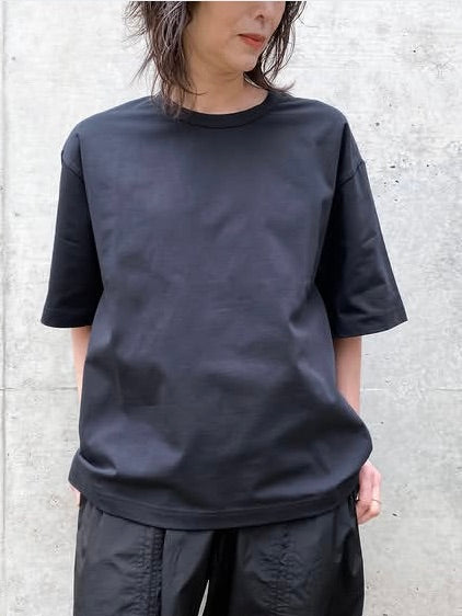 STUDIO NICHOLSON / SHORT SLEEVE T-SHIRT / BLACK