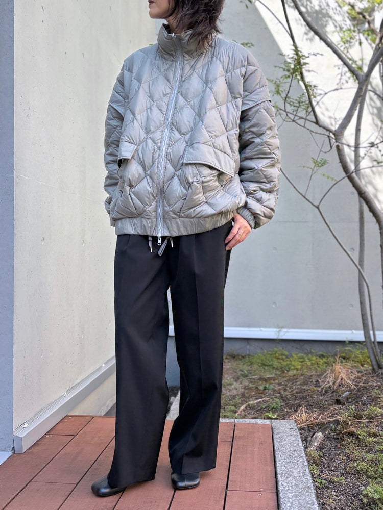 08sircus×TAION / down detachable short blouson reversible / moss gray / S25AW-OT05