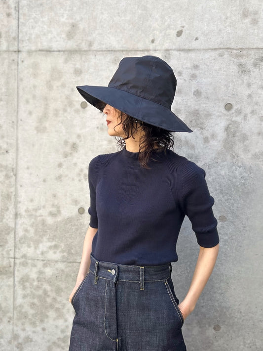 KIJIMA TAKAYUKI / COTTON SOFT HAT(MIDDLE) / BLACK / WEYYYY108C