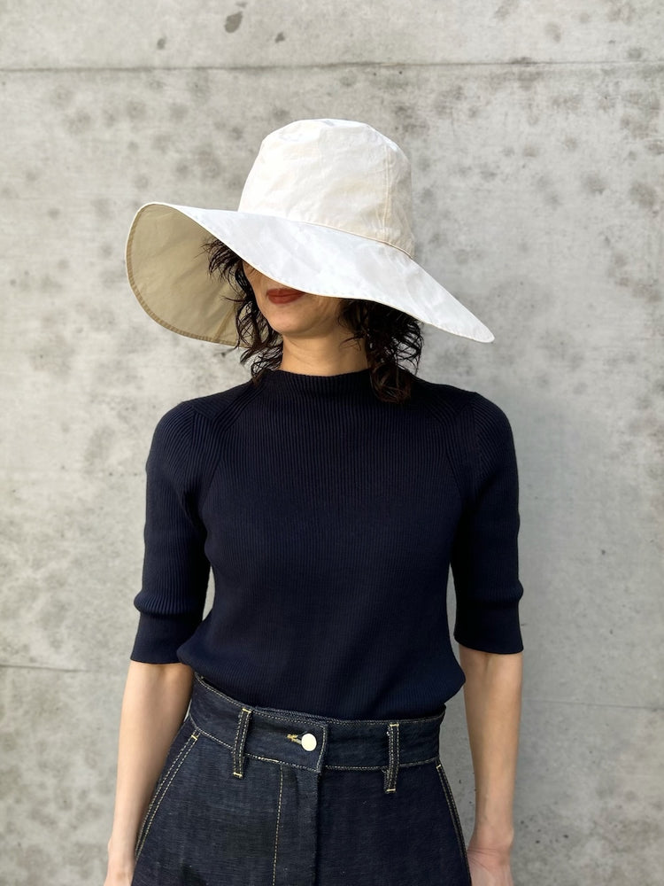 KIJIMA TAKAYUKI / COTTON SOFT HAT (WIDE) / IVORY / WEYYYY109C