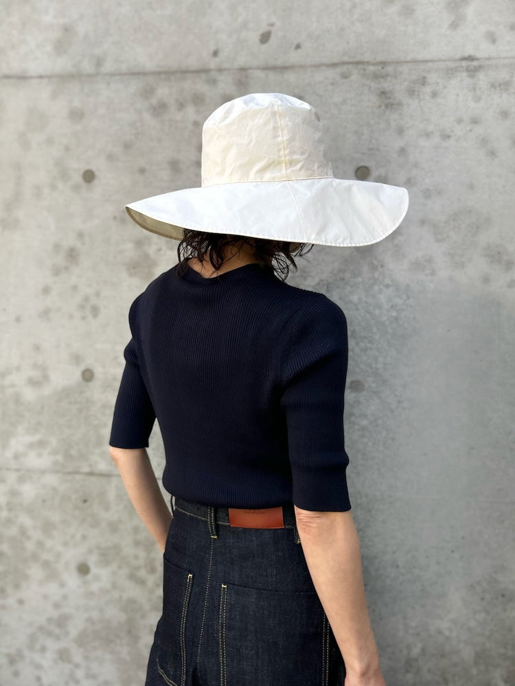 KIJIMA TAKAYUKI / COTTON SOFT HAT (WIDE) / IVORY / WEYYYY109C